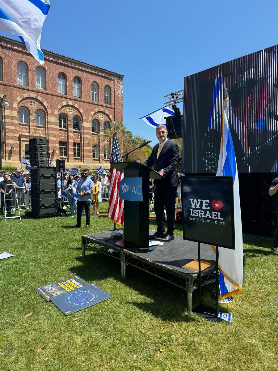 Today at the UCLA rally I said: We will not win this war without strong university leadership! Do not hide behind weak statements. You must stop antisemitism. You must prevent antisemitism. You must educate against antisemitism. Hate speech is NOT free speech.…