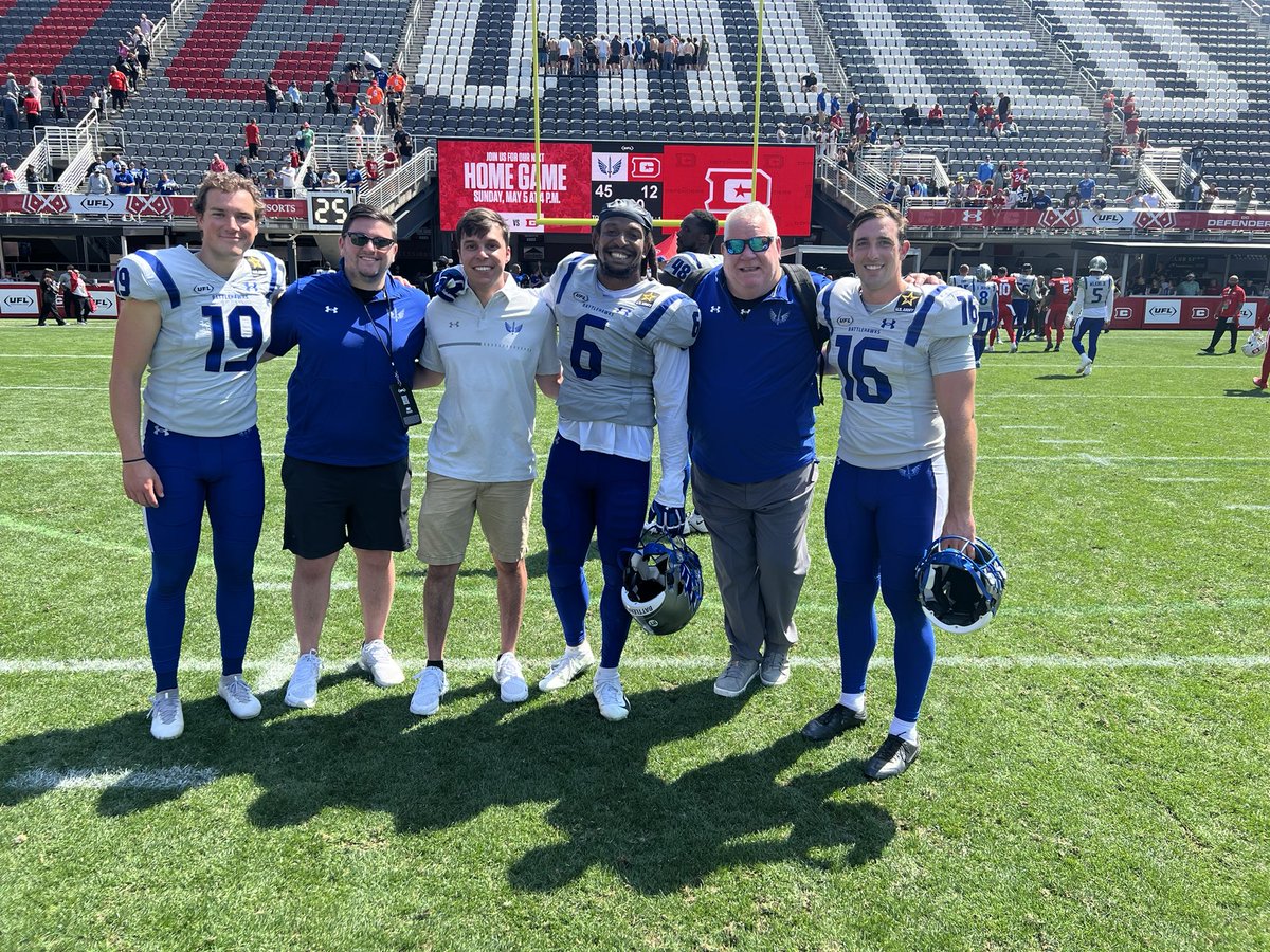 @CuseFootball in the building! Was great to reunite with some former 🍊. Great team win!