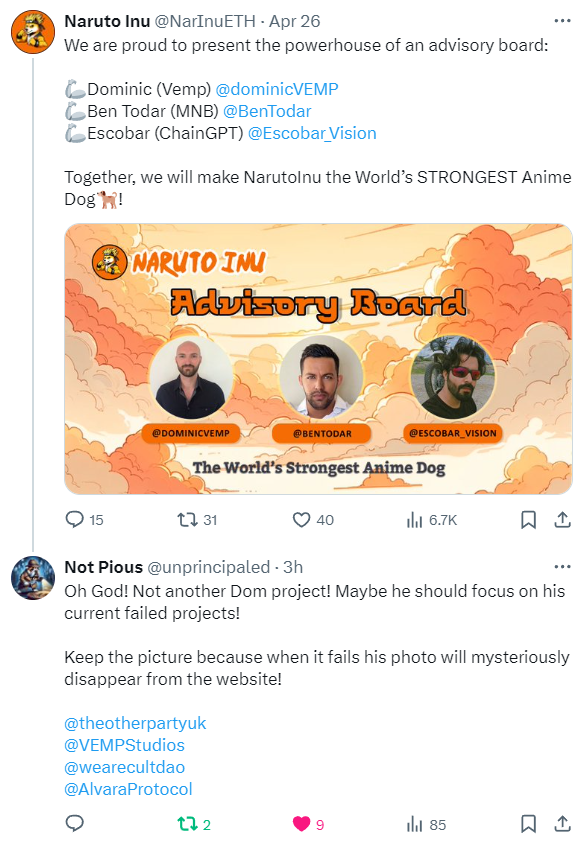 SkyWalker64007's tweet image. 😅😅😅Hey @VEMPStudios holders, ask your developer @dominicVEMP to focus on launching the ETH unstaking platform "contract" on May 6th as they say on the Telegram Group, instead of getting involved on another sht coin project. Or maybe he needs to raise ETH to be able to give…