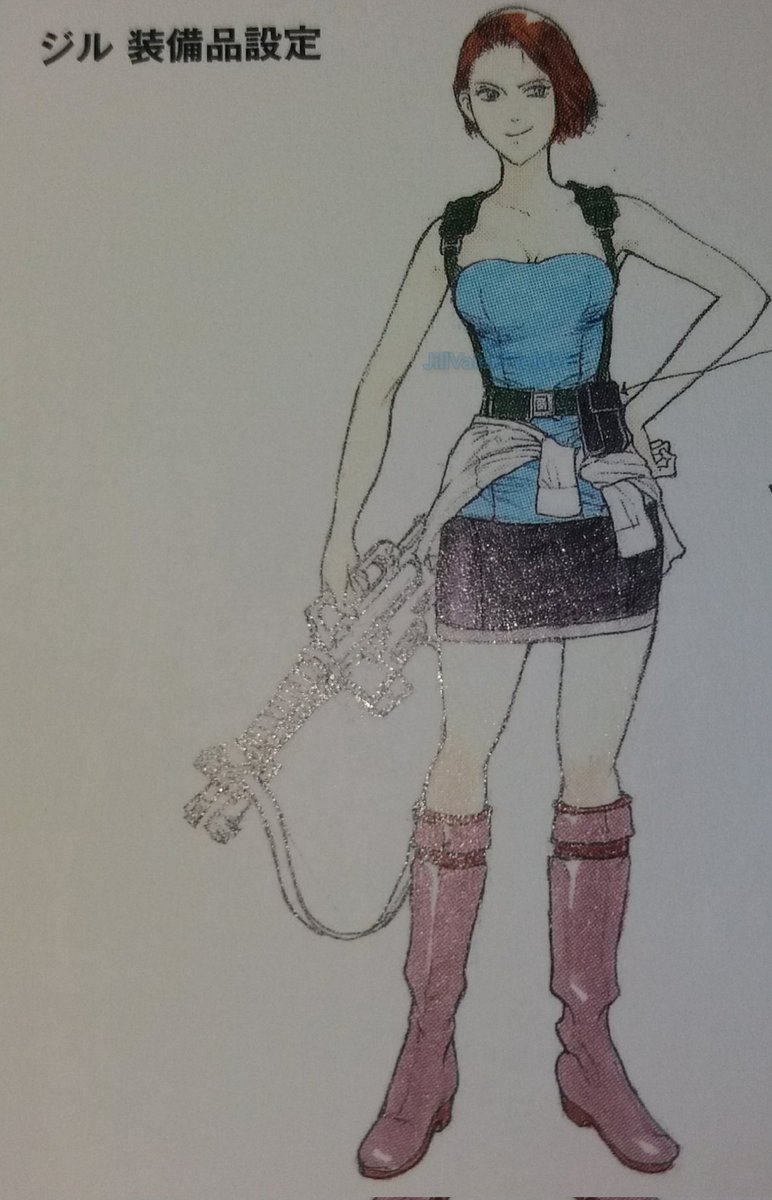 Despite the Assault Rifle isn't the main #JillValentine's weapon in #RE3 (which is #CarlosOliveira's main one instead) she's featured equipping it in one of her official concepts.

Love her iconic smirk♡
#ResidentEvil #REBHFun #ResidentEvil3 #バイオハザード