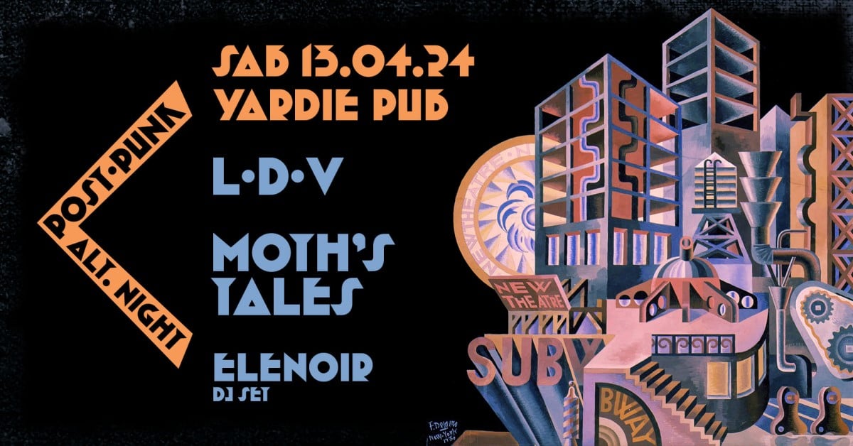 LIVE REPORT: LDV + Moth's Tales + DJ EleNoir - Concert (13 April, Yardie Pub, Udine, Italy)❗️ terrarelicta.com/publications/l… #ldv #mothstales #elenoir #concerts #reports #postpunk #terrarelicta #darkmusic #yardiepub #udine #italy