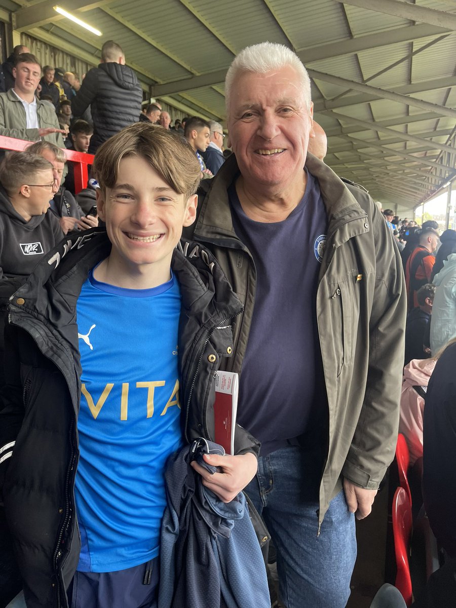 Wrexham away 💙🤍 #SCFC #stockportcounty