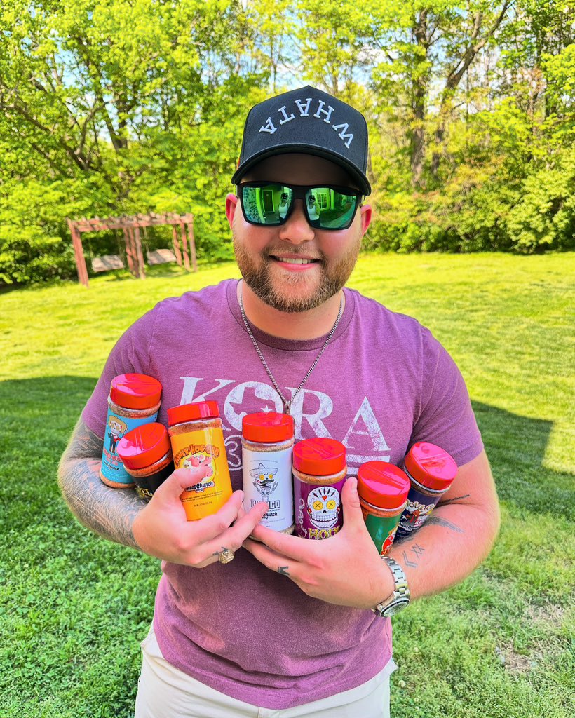 Thank you to @MeatChurch for always hookin’ me up with the best rubs in BBQ! Y’all give them a try if you haven’t already!🥩🍗 #meatchurch