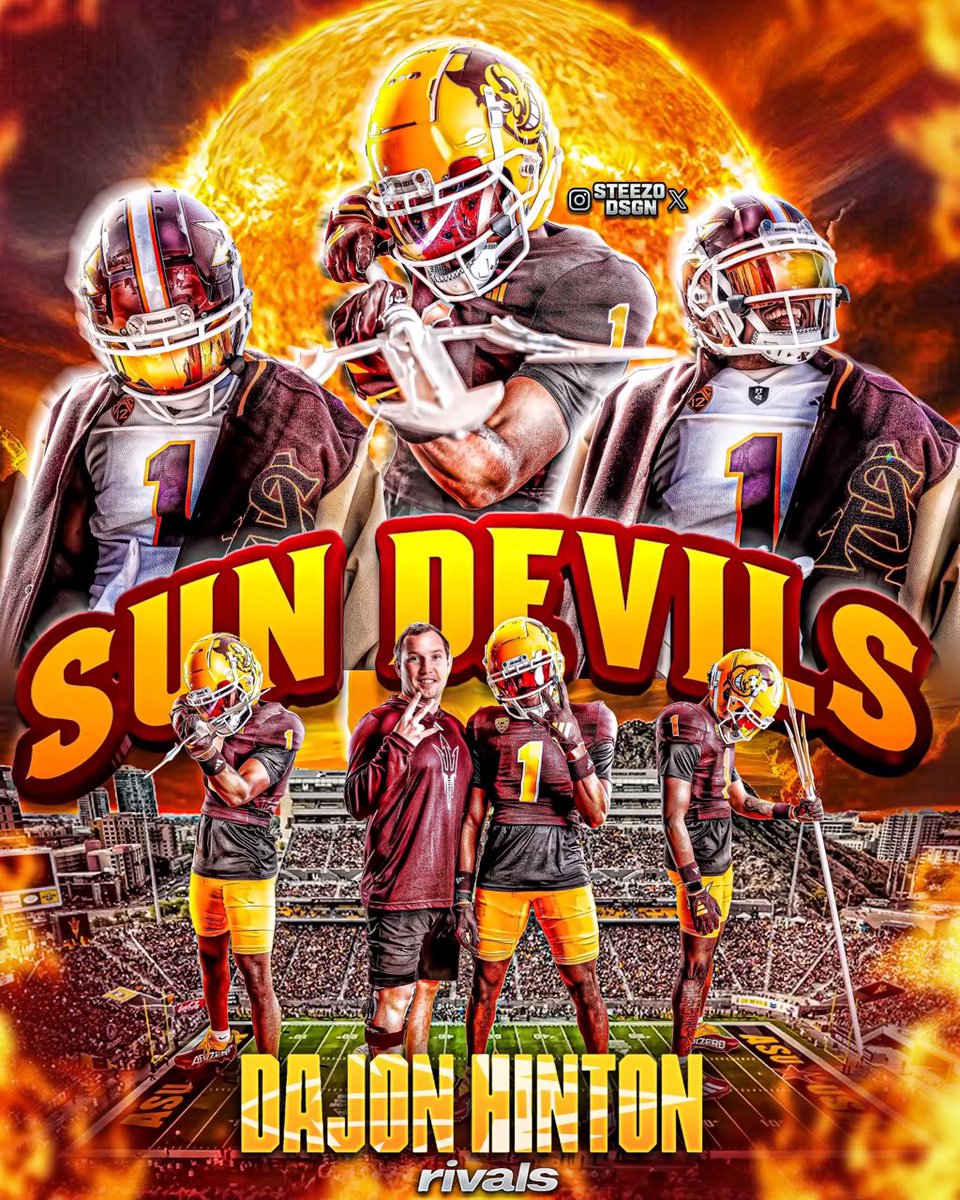 A lot of thoughts and prayers with family I’m blessed to announce that I will be committed to @ASUFootball special thanks to @CoachMohns and @KennyDillingham for believing in me! #ForksUp Sunday Devil Nation let’s get it!!🔱🔱💯
