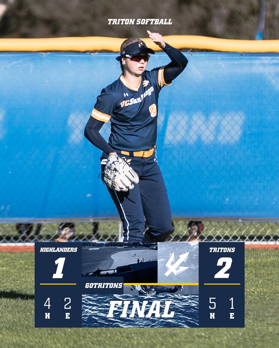 BALL GAME! 😤 The Tritons outlast UC Riverside to take the series! 👏🔱 #GoTritons