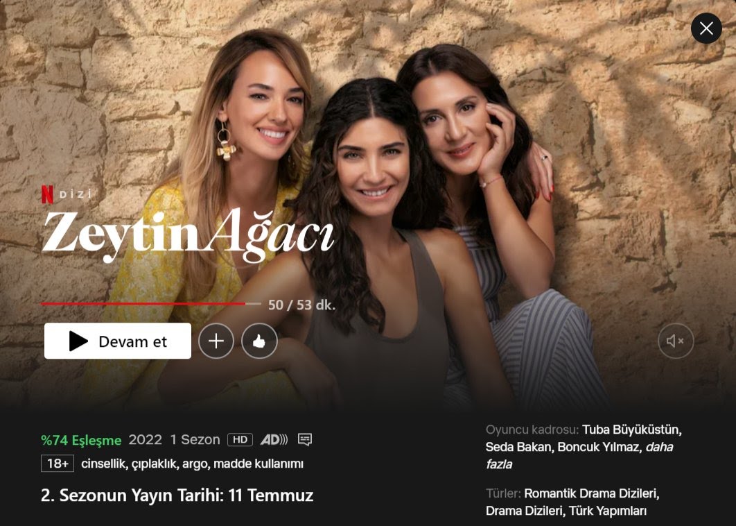 Netflix Türkiye'nin en çok izlenen dizisi #ZeytinAğacı 2. Sezonun yayın tarihi 11 Temmuz 2024 Perşembe olarak açıklandı.

<a href="/netflixturkiye/">Netflix Türkiye</a> <a href="/netflix/">Netflix</a>

The release date of #Anotherself Season 2 was announced as Thursday, July 11, 2024. 👍

#TubaBüyüküstün 👑