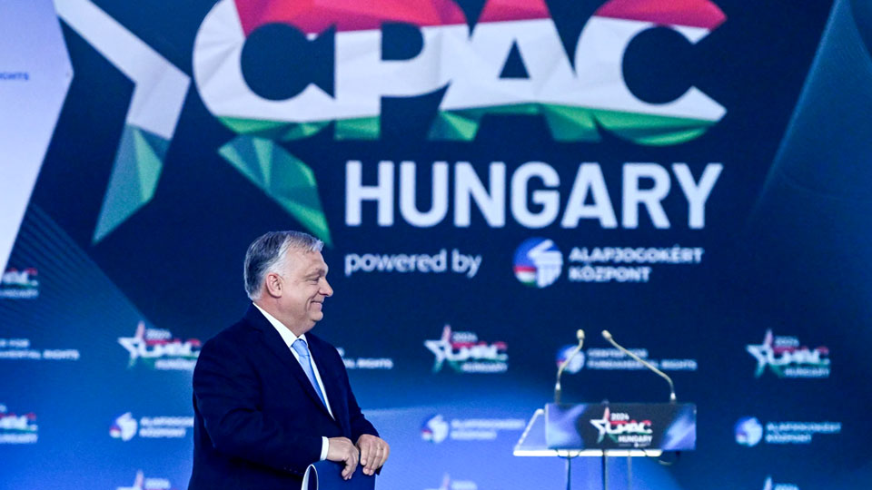 BALKANS
Hungary: Ultra-Conservative Conference
#Hungary #Budapest #ViktorOrban
#Conservatism #RadicalRight #CPAC 
ottomana.world/2024/28-april-…