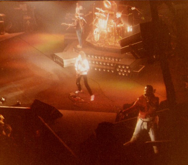 #OTD on 28/04/1982. #Queen played at the Festhalle in Frankfurt, Germany, during the #HotSpaceTour.