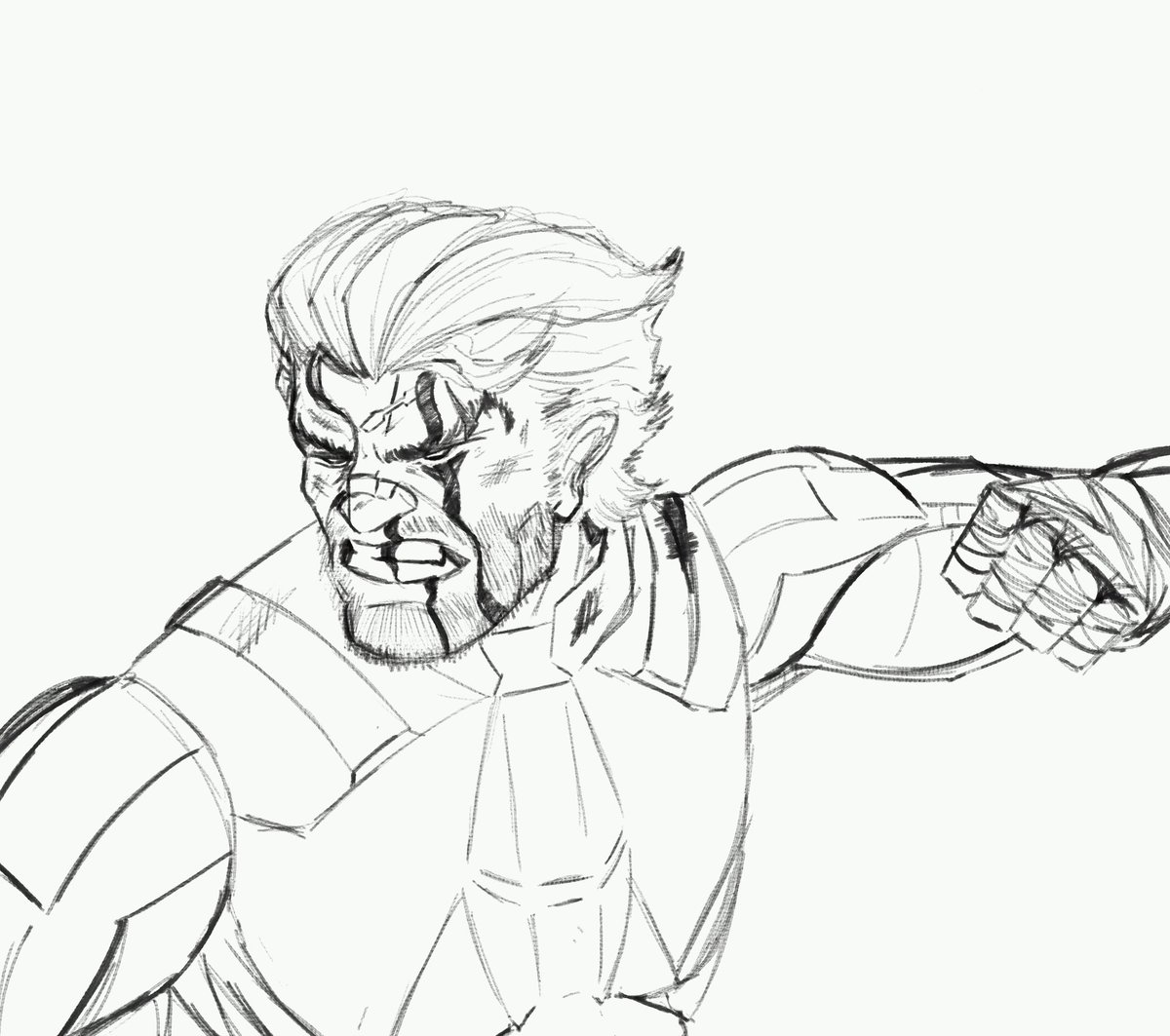 He heaves as he recoils his fist. Blood drips from his busted features, his eyes indicating that he’s ready to continue brawling.

“Come on… come on… we ain’t done.”

[ #OWRP #MVRP ]