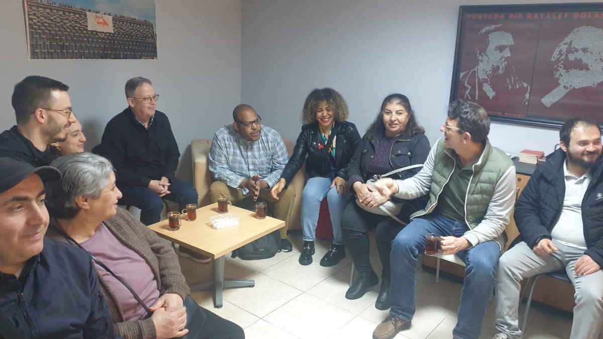 This week we are hosting the delegation of the Party for Socialism and Liberation. The programme, which started with a visit to TKP Kartal Uğur Mumcu District House, will continue throughout the week with meetings between our parties where we will exchange ideas about the