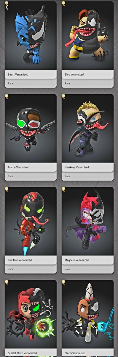 gushalls's tweet image. ⚠️ Apparently, you must craft venomized mightys (marketplace purchases not applicable) to be able to craft to purchase both Carnage &amp;amp; Venom? 🤔
 
@veve_official, please clarify!