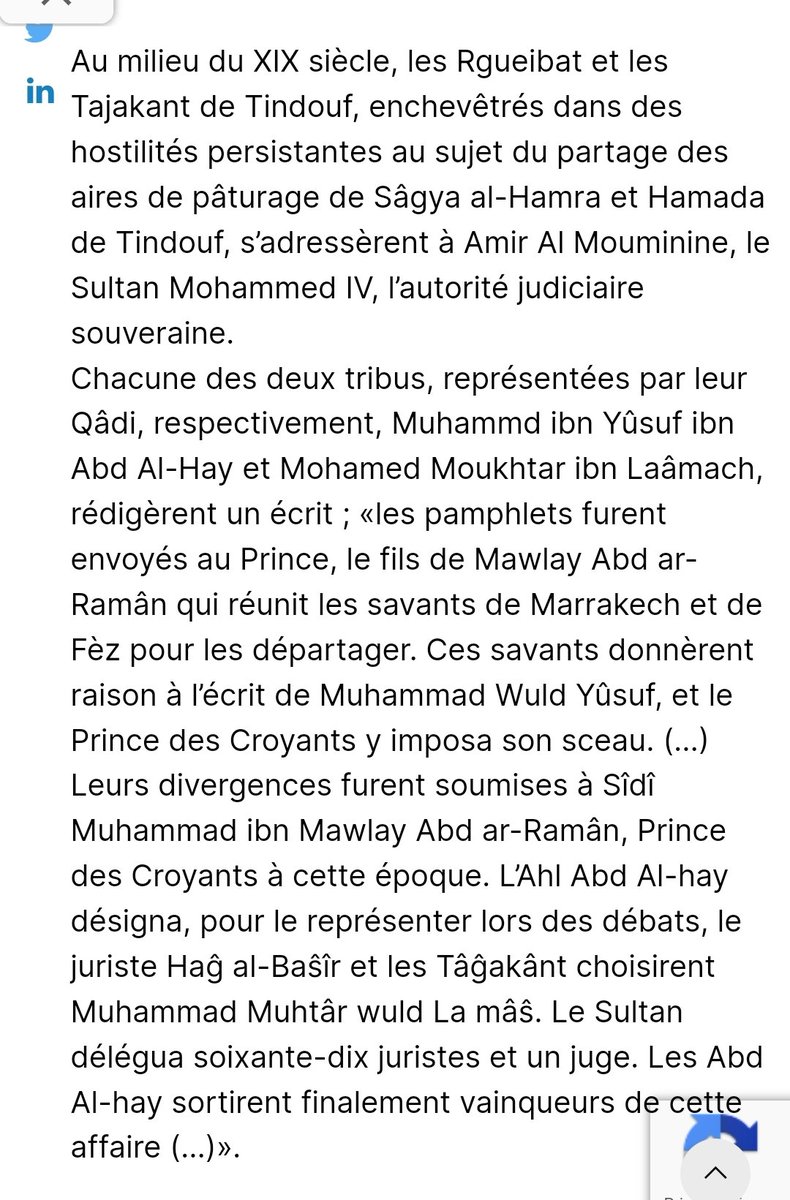 @WsssssssssWwwww @sahara46901 @Humblepie46 @Usmiste__ @BB9_AlSadd Tu me parles d'un homme qui fait revivre une chamelle, t'es sérieux 🤣😂 chef de quoi 
Moi je te parle du Maroc, empire millénaire, toi tu me parles d'un pseudo chefs des nomades pfff réfléchis, voici un peu de lecture pour toi