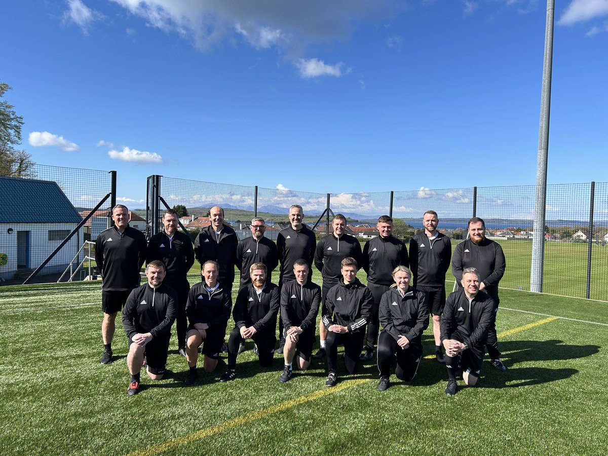 Really enjoyable, learning & very productive weekend as part of the next phase of the #ScottishFACoachEd Coach Educator and Developer Award Course. Great to be with the group in person, thanks to the tutors for their insights & feedback. Nice to be back in (Sunny) Largs too 👍⚽️