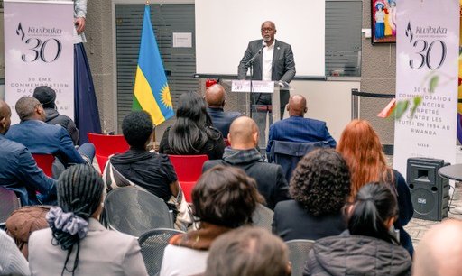 Merci à la sous préfecture du Nord et la mairie de <a href="/lillefrance/">Ville de Lille</a> qui ont rendu hommage et honoré la mémoire des notres pendant la cérémonie de commémoration du génocide perpétré contre les Tutsis au #Rwanda, en présence des autorités civiles et militaires.

#Kwibuka30
