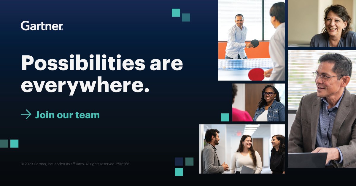 Driven by a desire to make a change, solve interesting problems and work with one of the best teams in the world? Check out our open opportunities 👉 gtnr.it/49xSxyR

#Hiring #LifeAtGartner