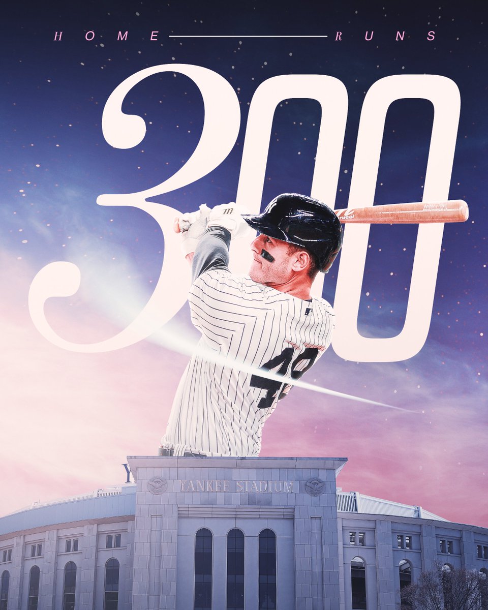 Congratulations to Anthony Rizzo on his 300th career home run! #TeamRizzo 💪