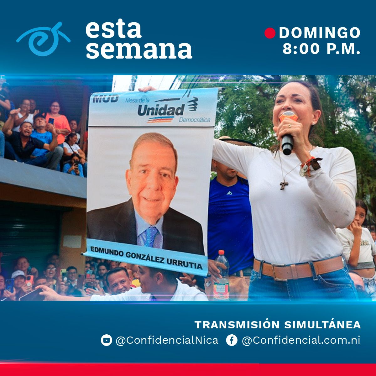 🇻🇪 #EstaSemana analizamos si en Venezuela habrá una elección competitiva o se impondrá una salida totalitaria como en Nicaragua en 2021. Conversaremos con los los periodistas @LuzMelyReyes, y el cronista @borismunoz. ➡️ bit.ly/YouTubeConfide…