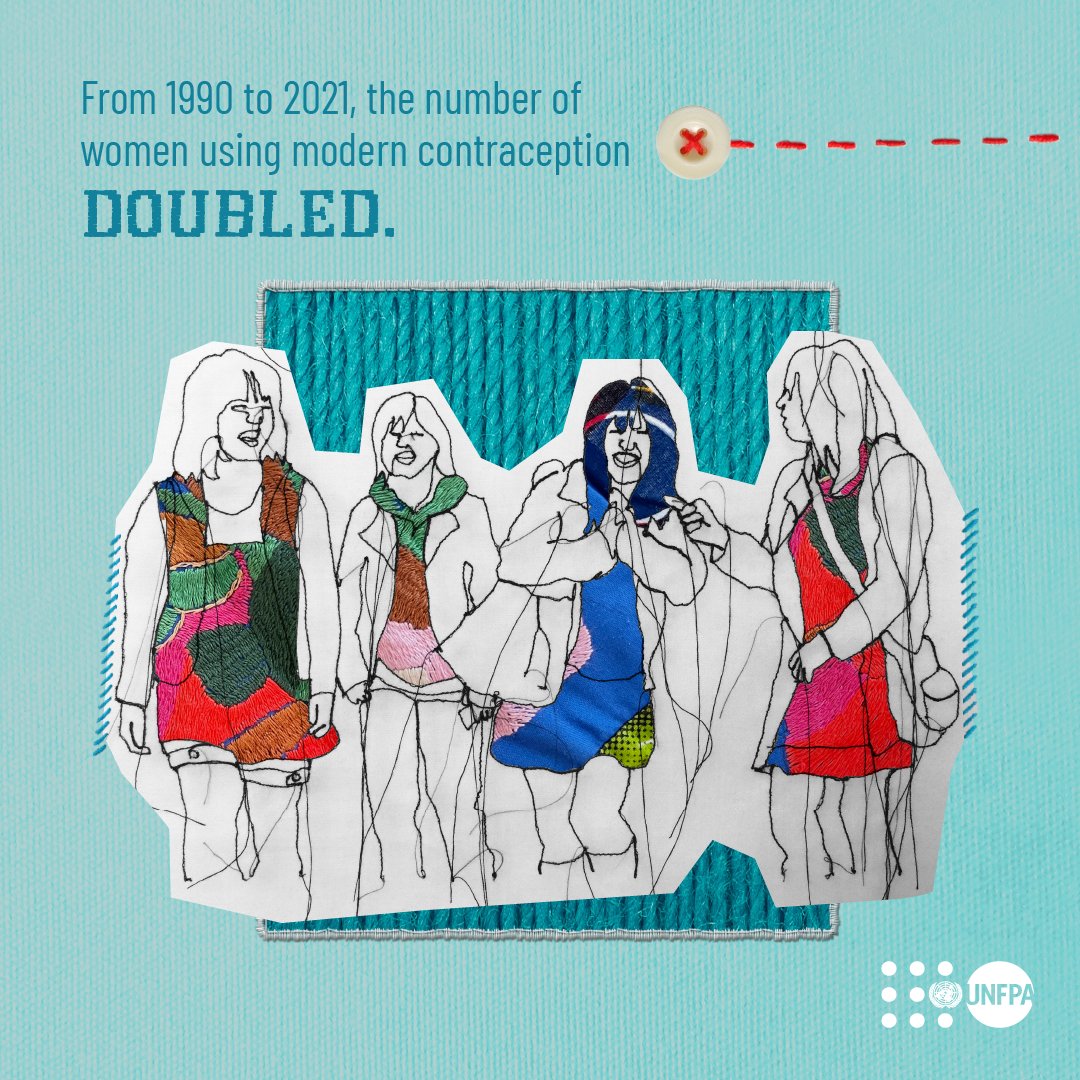 Family planning is central to gender equality and women’s empowerment.

See the #ThreadsOfHope and let @UNFPA explain why we must end inequalities in sexual and reproductive health and rights (#SRHR): unf.pa/toh

#ICPD30 #GlobalGoals