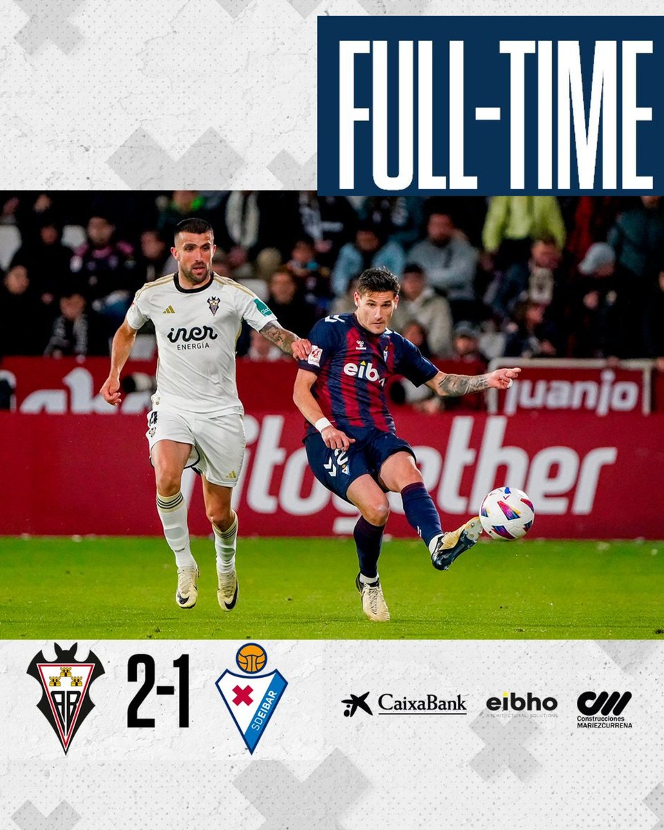 𝔽𝕌𝕃𝕃 ⚔️ 𝕋𝕀𝕄𝔼 ❌ Defeat in Albacete #AlbaceteBPEibar | #BetiArmaginak⚔️