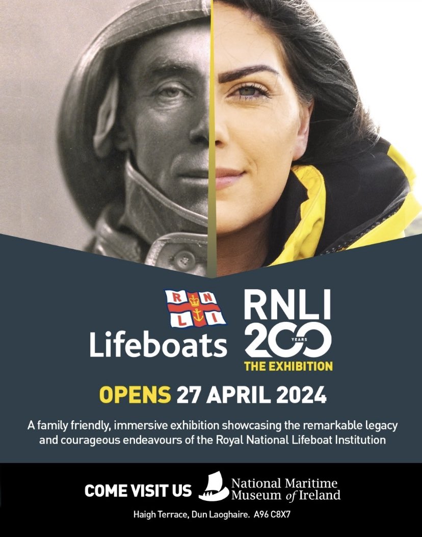 RNLI 200 Years – The Exhibition at the National Maritime Museum of Ireland in #DunLaoghaire showcases the remarkable legacy and courageous endeavours of the @RNLI. The exhibition, will run until the end of July, when it will move to Belfast.