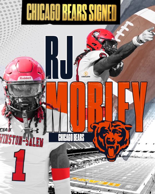 Congratulations RJ Mobley on signing with the Chicago Bears!