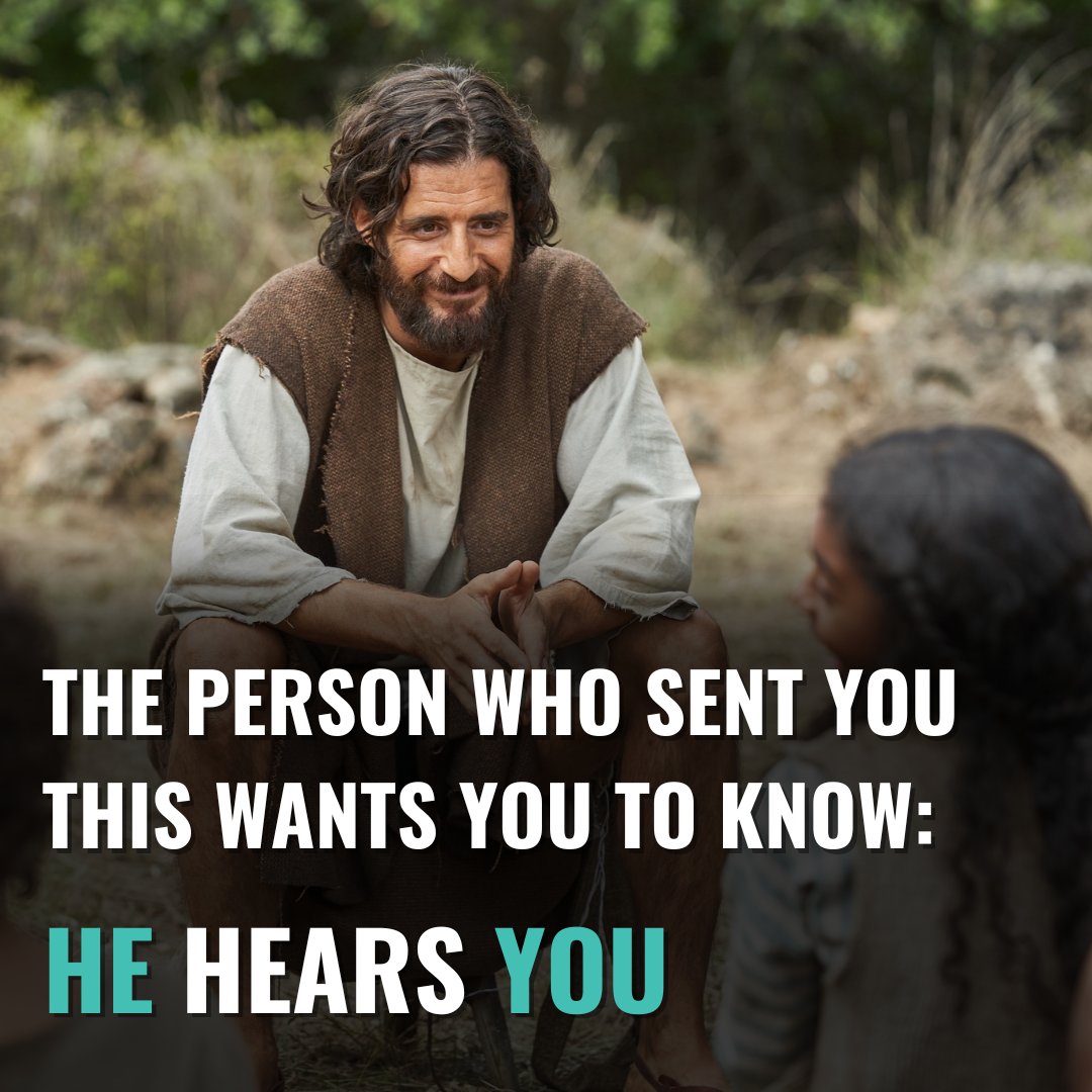 When you feel like no one is listening or no one understands, remember: He hears you! 🙏 #TheChosen #BYUtv