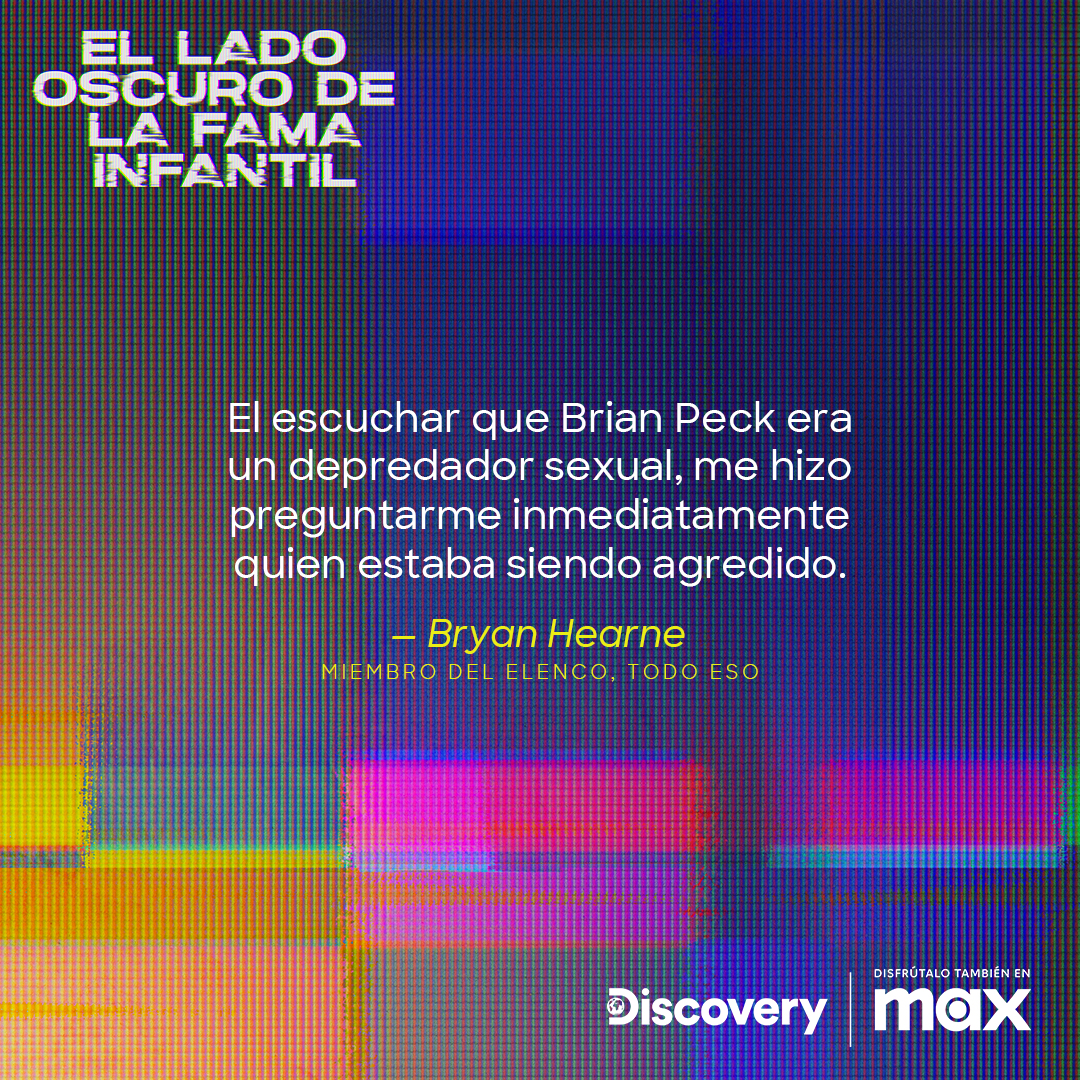 Bryan Hearne, miembro del elenco de Todo Eso recuerda cual fue su reacción a las noticias de Brian. #ElLadoOscuroDeLaFamaInfantil #Discovery