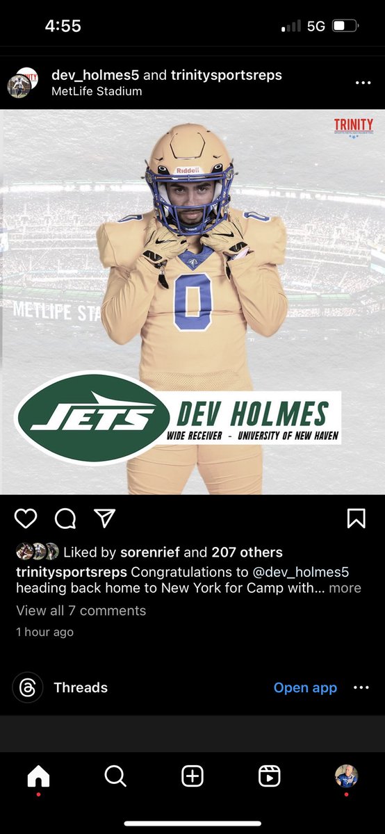 #NFL Another #BOA Client Heading to Camp #NYJets Congrats Dev