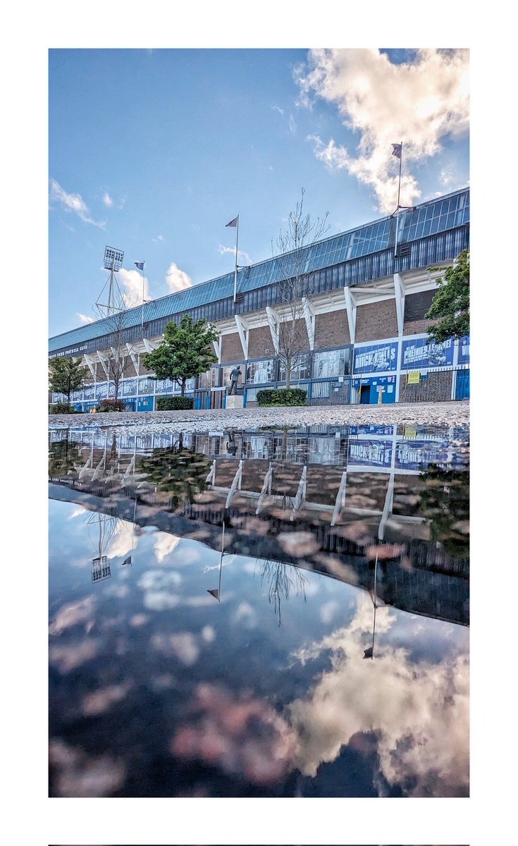 Home from my worst ever show. Cold, wet, two dogs shat in front of my stand and I witnessed the worst (or best) footwear ever seen. On the plus side....I found puddles in front of Portman road on my way home. We go again next weekend.