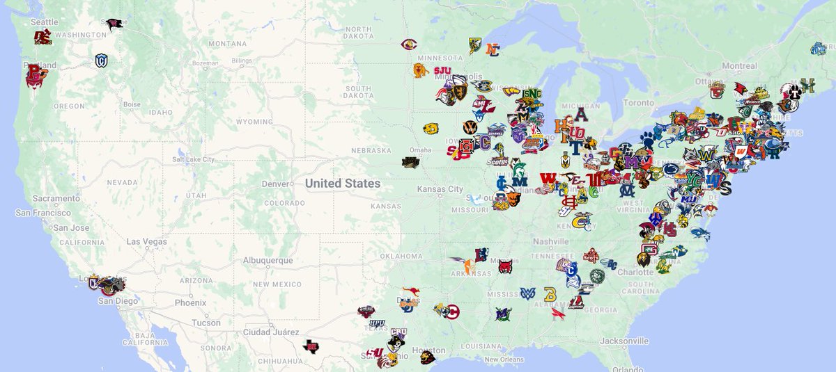 🗺️ Considering colleges for baseball? 🧢🎓 Don't limit yourself geographically! 🌎 Explore the vast opportunities across D3 baseball programs nationwide. ⚾️👀 #CollegeBaseball #D3Sports #OpportunitiesAbound 🏟️🔍