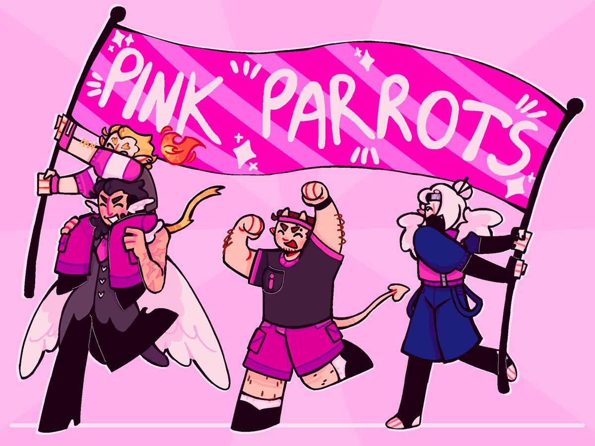 LETS GO PINK PARROTS!!!!