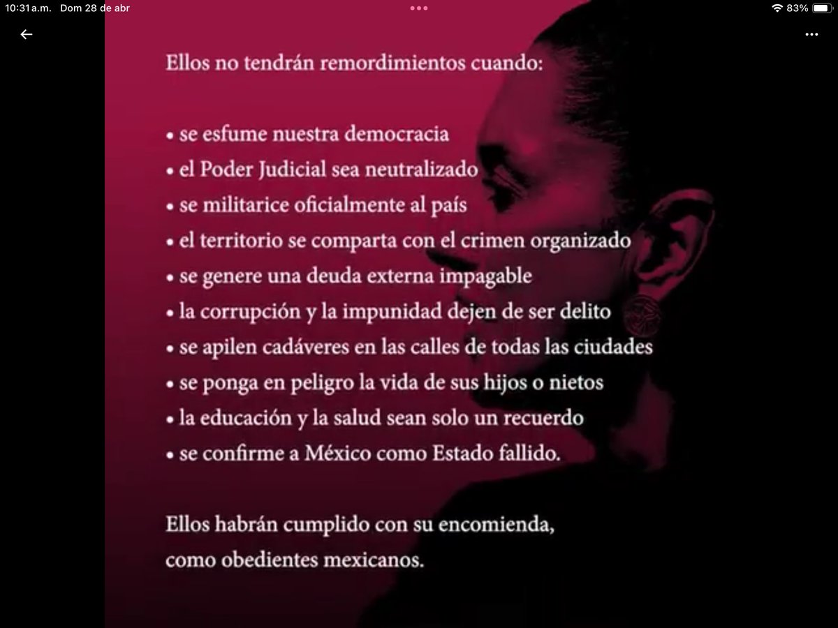 La continuidad de la #NarcoCandidataCaludia46  y los aplaudidores de la 4a Destrucción 

#NiUnVotoAMorena2024