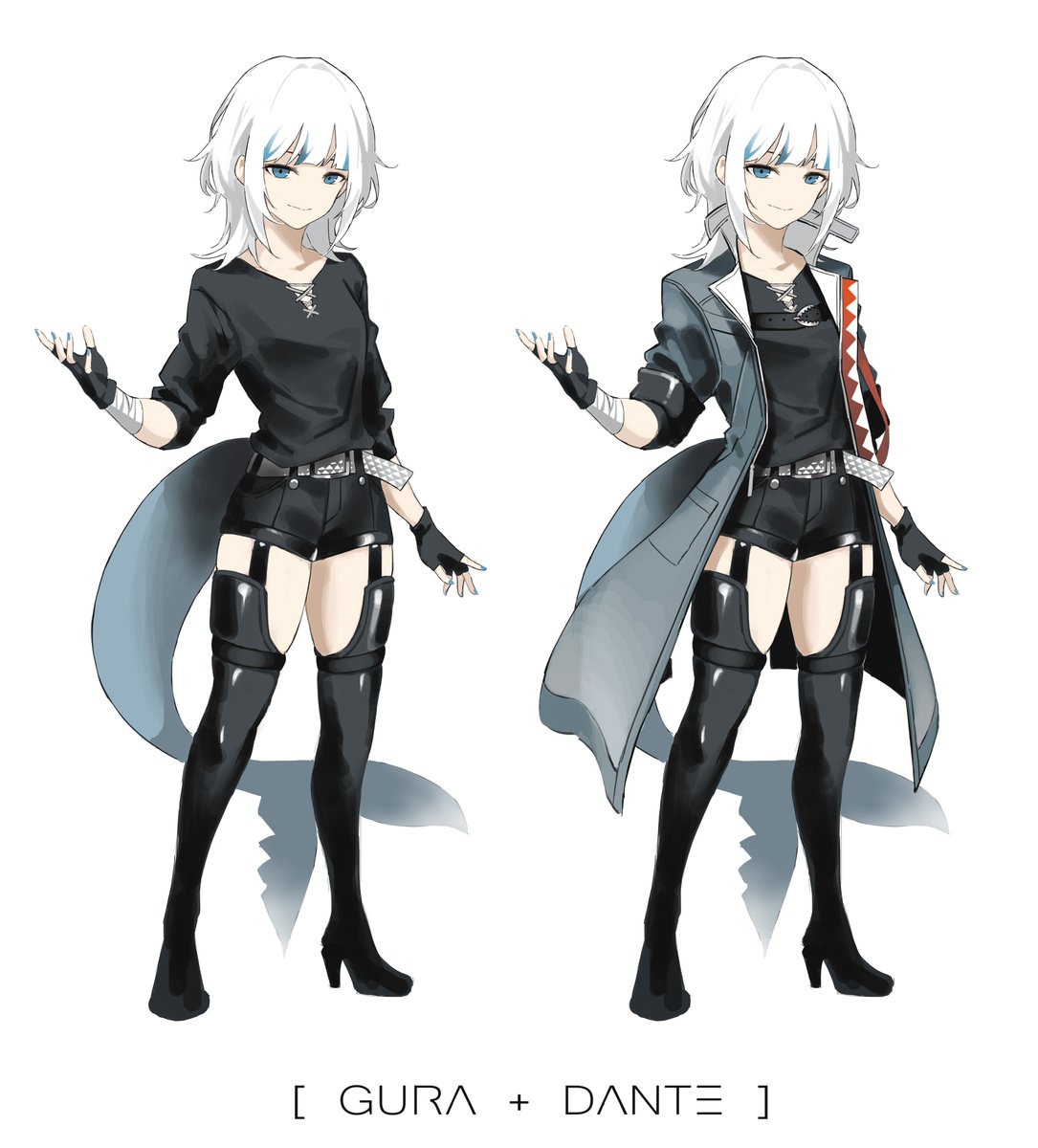 [ Gura + Dante ] 
design sheet 1/3
#gawrt