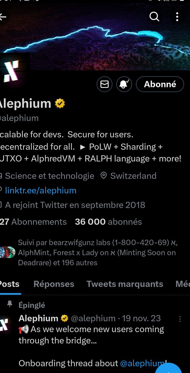 Proud to be one of the 36,000 Alephians! 🚀 $ALPH is on its way to mass adoption! 🔥 #Alephian #MassAdoption #CryptoRevolution