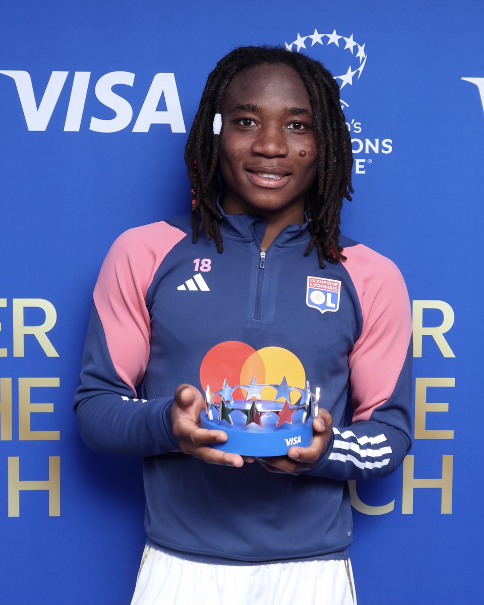 UWCL's tweet image. 🇭🇹 Back-to-back #UWCLPOTM displays from Melchie Dumornay 🥇

#UWCL || @Visa