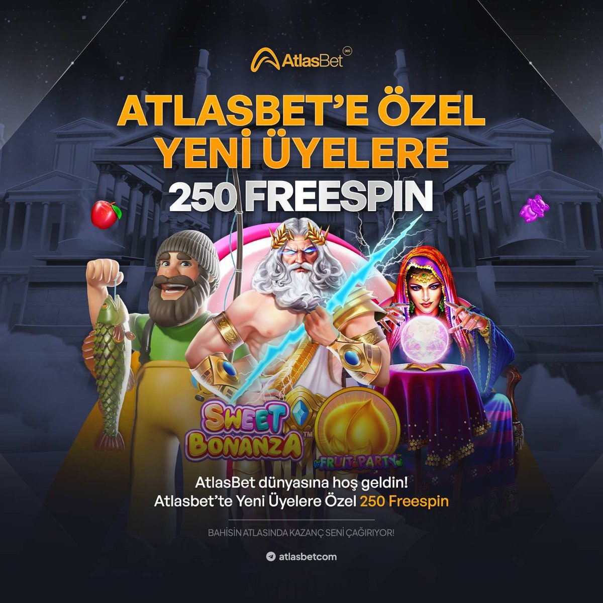 😎 250 FREESPİN DENEME BONUSU  😎

🍀 #AtlasBet İle Harika Bir Başlagıç !

🎲250 Freespin Deneme Bonusu ile Bahsin Atlasında Kazanç Seni Bekliyor ! 

🏆 Kalitenin Adresi Sadece #AtlasBet

#atlasbet ⭐️t2m.io/atlasbetgiris