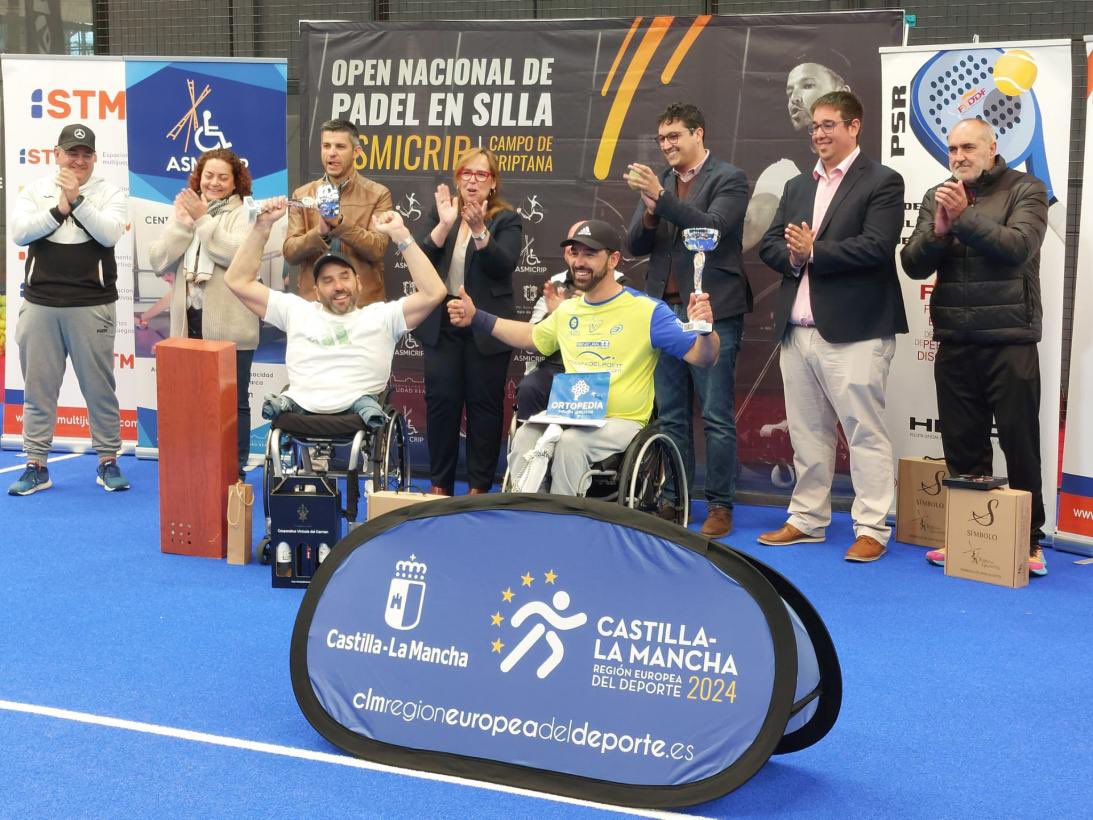 👏🏽 El Gobierno regional anima a los deportistas con discapacidad a federarse y agradece “que sigan rompiendo barreras con sus logros en el deporte” 🎾 Campo de Criptana ha acogido el VI Open Nacional de Pádel en Silla de Ruedas 🔗 castillalamancha.es/node/382572 #DeportesCLM