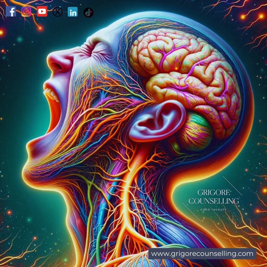 EMDRGrigore's tweet image. I love when I see a client yawn.

It's not disrespectful.

As traumatic memories are processed, tension releases, often manifesting as a yawn—a sign of the mind and body letting go.
#emdr #emdrtherapy #emdrtherapist #neurology #physiology #therapy #emdrphysiology #yawn #dalle3