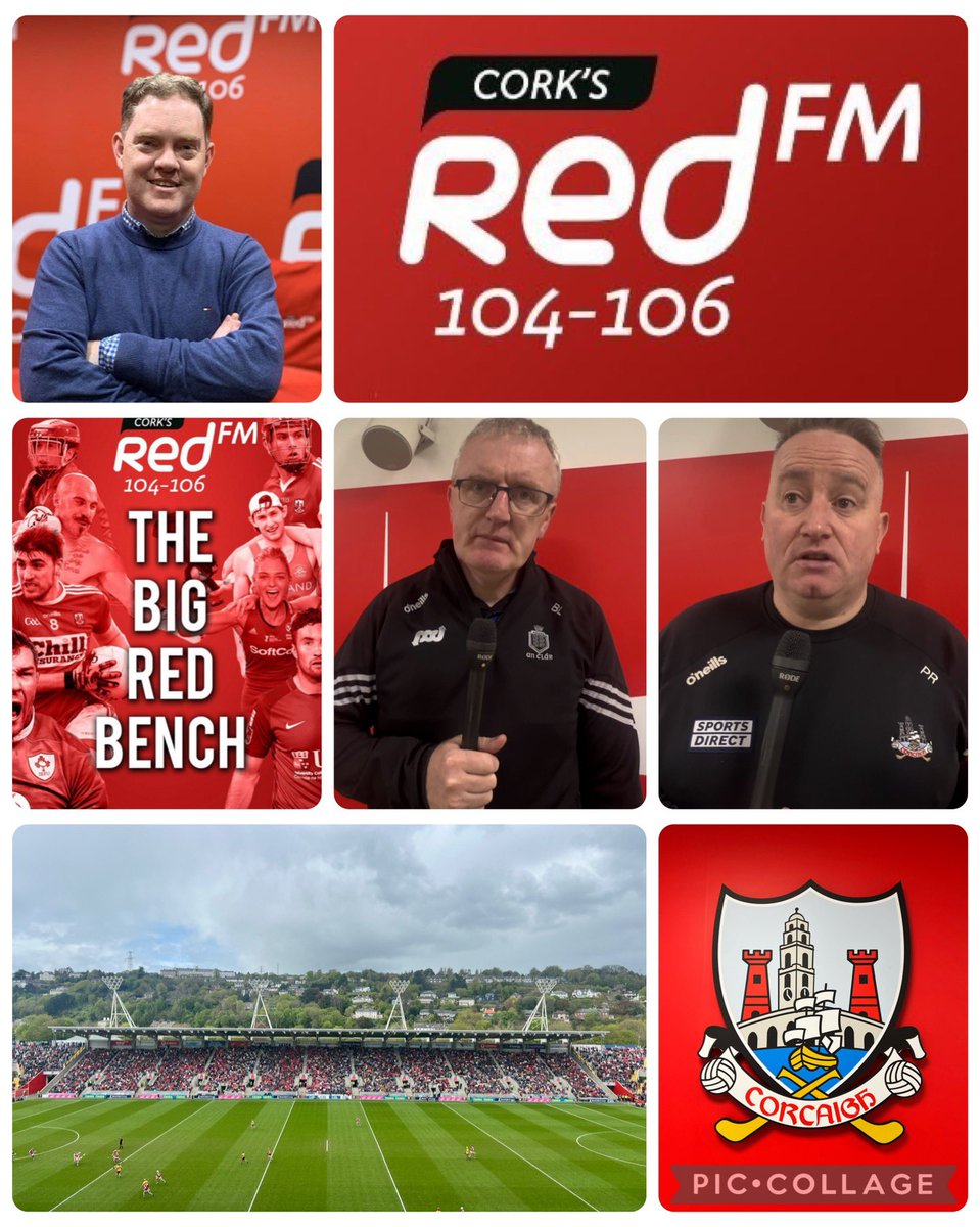 SPOKE to @OfficialCorkGAA senior hurling manager Pat Ryan and @GaaClare manager Brian Lohan after today’s @MunsterGAA SHC clash at @SuperValuIRL @PaircUiCha0imh Tune in to the @CorksRedFM @BigRedBench between 6 and 7pm #corkgaa #cork #gaa #onecork