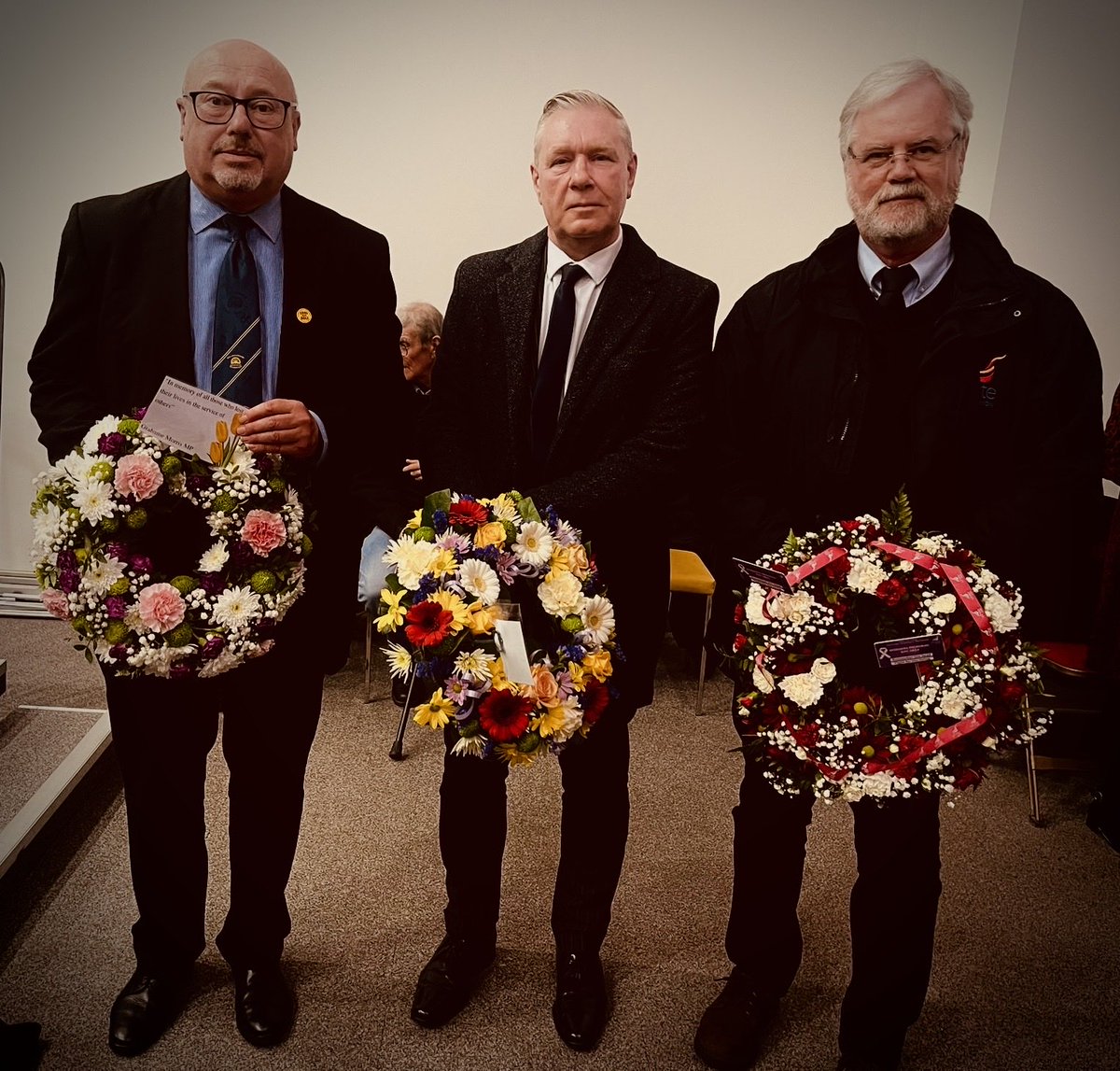 In Hartlepool this afternoon for International Workers’ Memorial Day when we come together each year to remember those who lost their lives in the workplace and those who suffer from work-related injury and disease. We remember the dead and fight for the living.