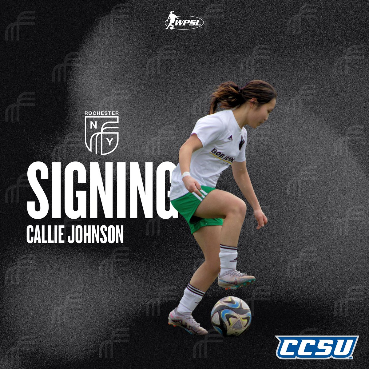 New Signing Alert 🤩  

Callie Johnson | RNY FC Girls Academy -> CCSU 

#rnyfcwpsl #WPSL #signing #soccer #womenssoccer #BelieveToAchieve