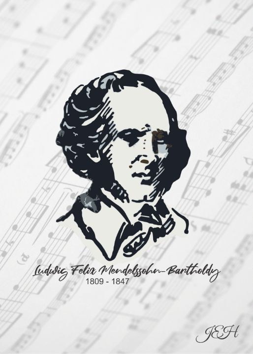 Art of the Day: 'Mendelssohn'. Buy at: ArtPal.com/judyhoran?i=14…
