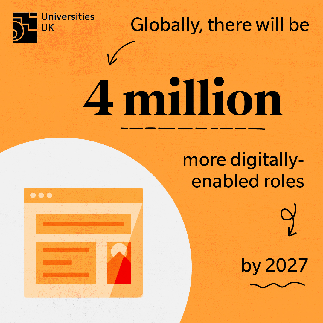 Universities UK tweet media