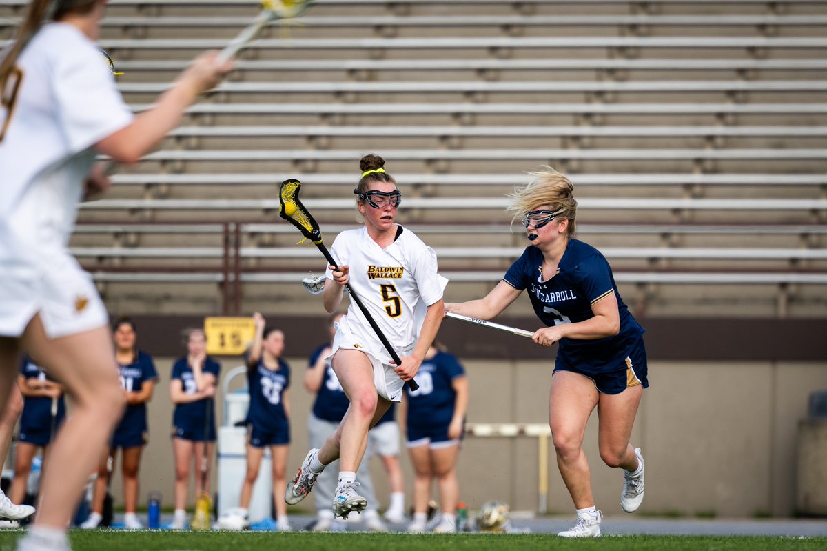 𝐒𝐄𝐕𝐄𝐍 goals for Clare Alic in yesterday's OAC Quarterfinal win over John Carroll.

It's the second-highest total in <a href="/bw_wlax/">Baldwin Wallace Women’s Lacrosse</a> postseason history.

#BWGrit | @BW_WLax