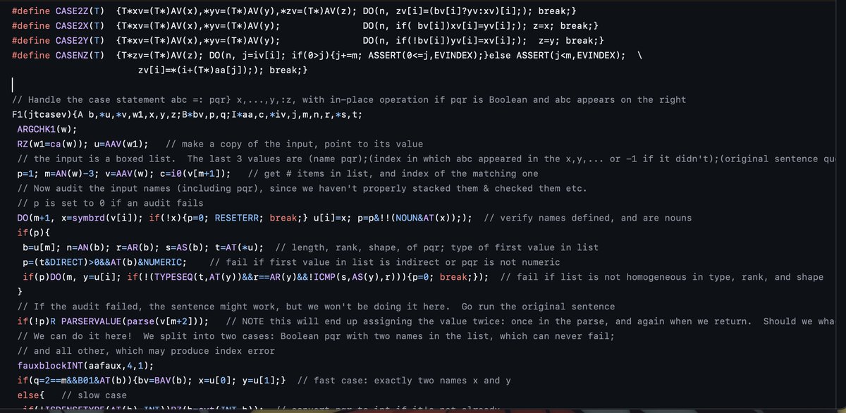 I think I speak for everyone when I this *THIS* is the type of code we need back in the industry. Just simple C code. No overcomplicated bs, no unreadable OOP, just simple, easy-to-read C. 💪