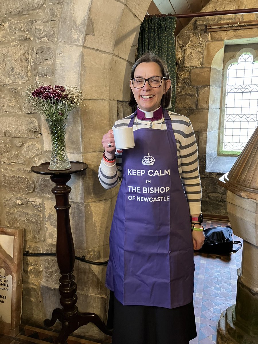 My gift from St Nicholas’ Gosforth this morning came in handy after this afternoon’s service in Byrness as I helped with the hospitality (and enjoyed the amazing cakes!) #keepcalm @NclDiocese ☕️🥳👏🙏🎶