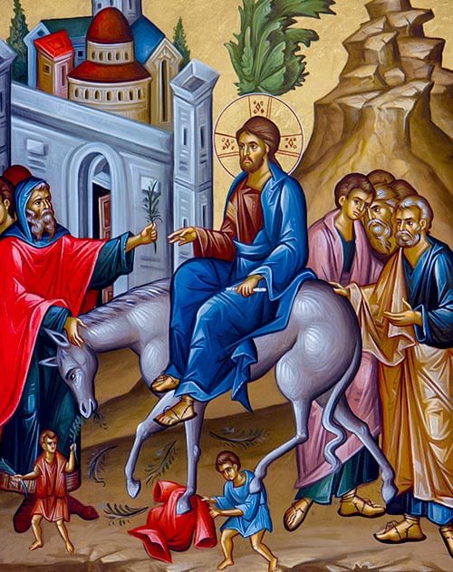 Palm Sunday today - 516 years before Christ Zechariah prophesied: “Rejoice greatly, O daughter of Zion! Shout, O daughter of Jerusalem! Behold, your King is coming to you; He is just and having salvation, Lowly and riding on a donkey, A colt, the foal of a donkey.” 9:9