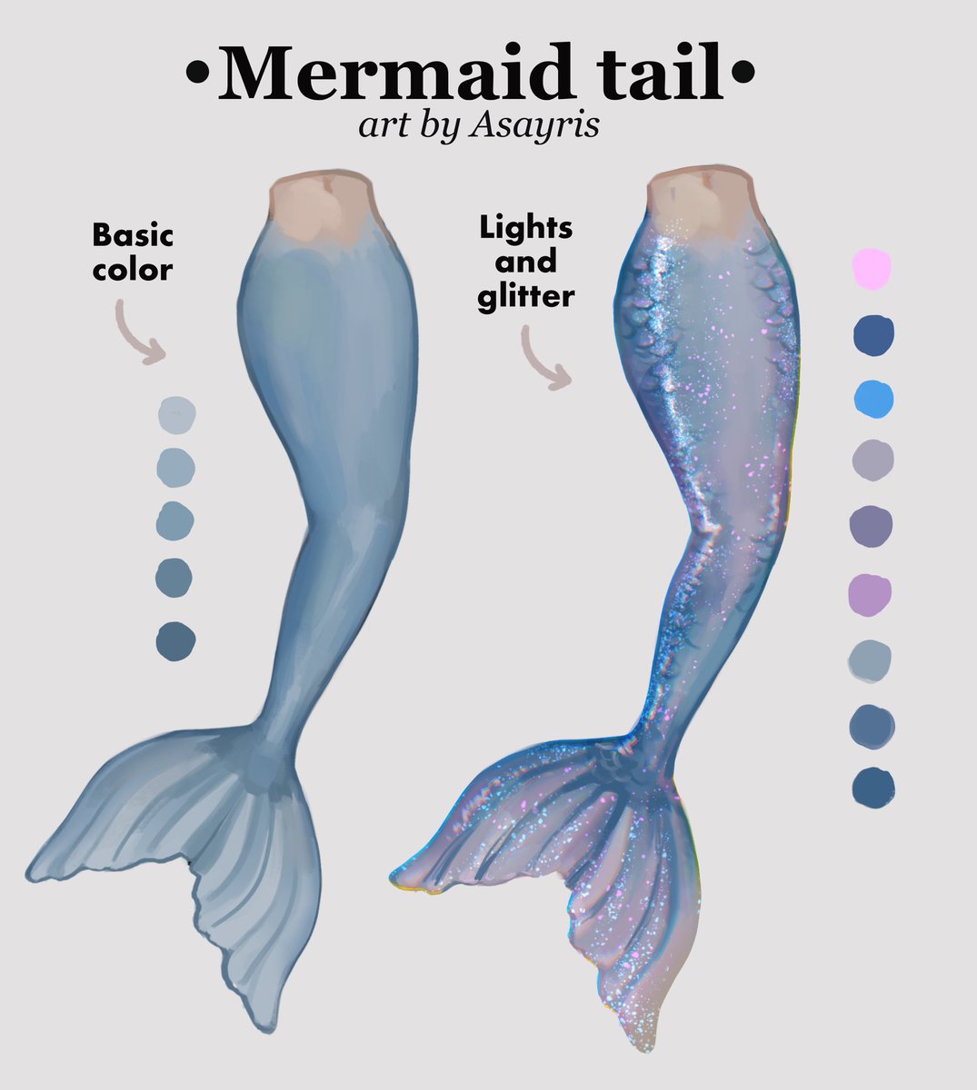 Mermaid tail 🧜🏽‍♀️🐚🌊