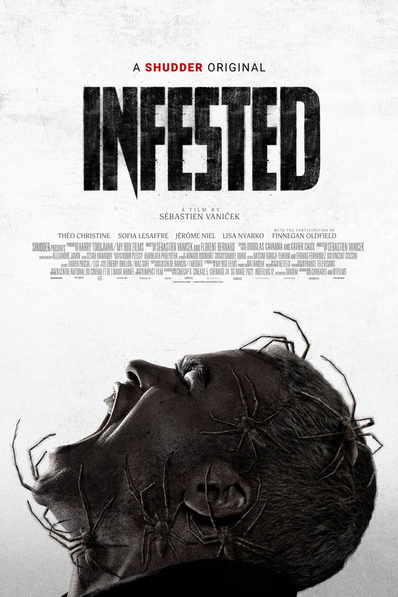 INFESTED 🕷️ is one of the best horror movies of 2024 (US wide release) It’s fast paced Has layered, likable characters Cool looking spiders 🕷️ Fun set pieces For whatever a recommendation from me is worth I HIGHLY RECOMMEND CHECKING IT OUT! 👀@Shudder 🕷️ 🕸️🩸