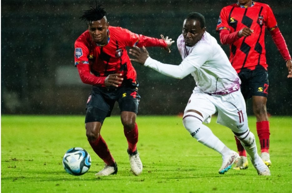 .@gabadinhoFlames scored from the penalty spot for @morokaswallowsfc in their #DStvPremiership match against TS Galaxy ⚽️💫 🇲🇼

📷: Gallo Images 

#GabadinhoMhango #MorokaSwallows #ProsportInternational #ChampionsGoBeyond